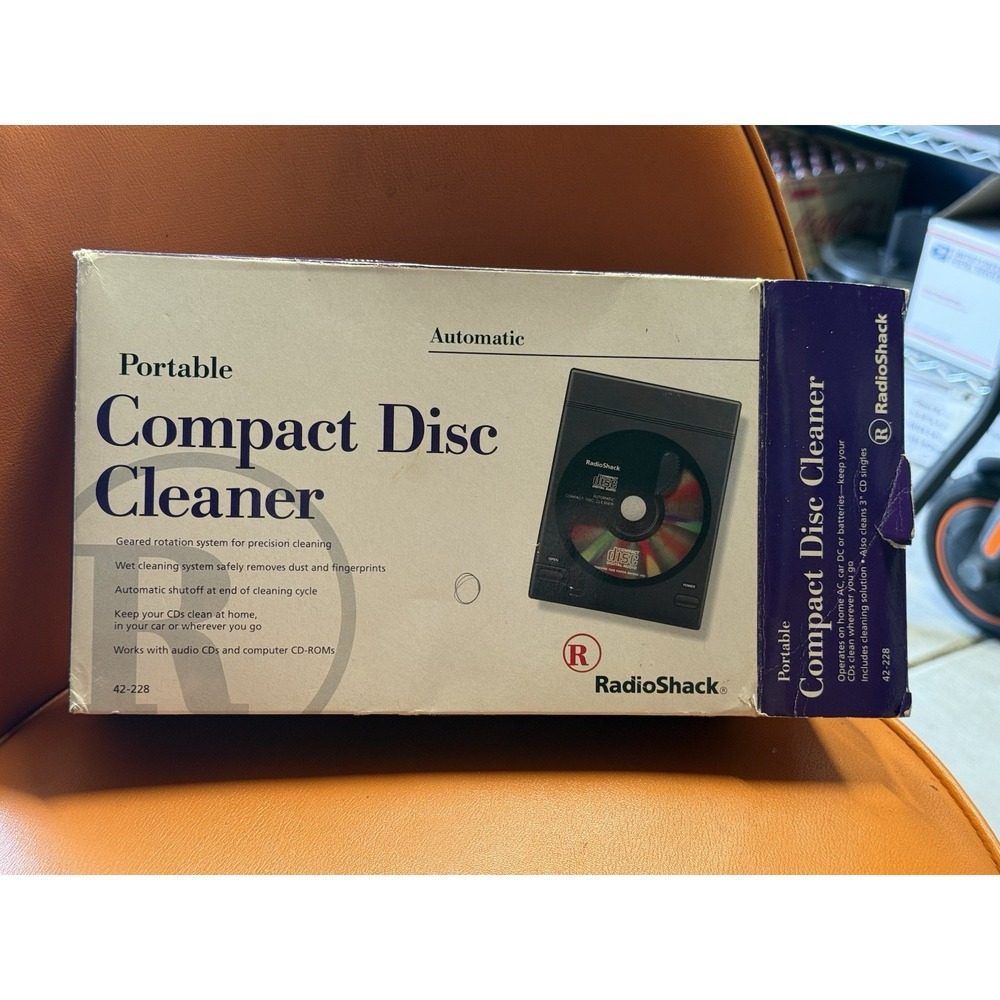 Radio Shack Portable Compact Disc Cleaner